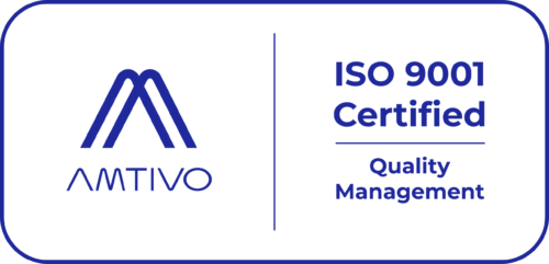 ISO 9001 - Quality Management Certified Logo - Certification body - Amtivo